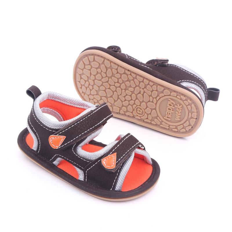 Baby Boy Girl Hollow Breathable Sandals Toddler Rubber Sole Anit-slip Walkers Shoes
