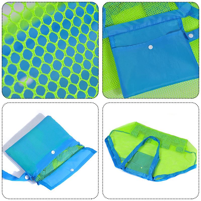 Children Protable  Beach Toys Bag Kids Beach Bag Toys Storage Bags Swimming Large Beach Mesh Pouch