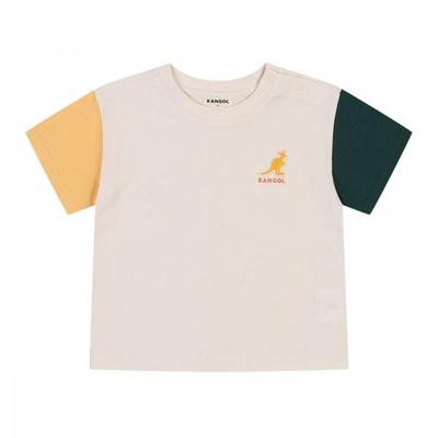 Baby Color Block T shirT Beige  bsbcrT0d110be 