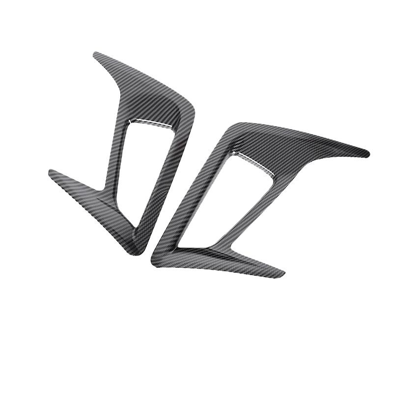 NR-2Pcs Rear Fog Light Lamp Frame Cover Trim For Ford Focus Hatchback MK4 2019-2020