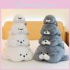 Adorable Plush Seal Doll Soft Cartoon Stuffed Animal Pillow For Cozy Office Naps