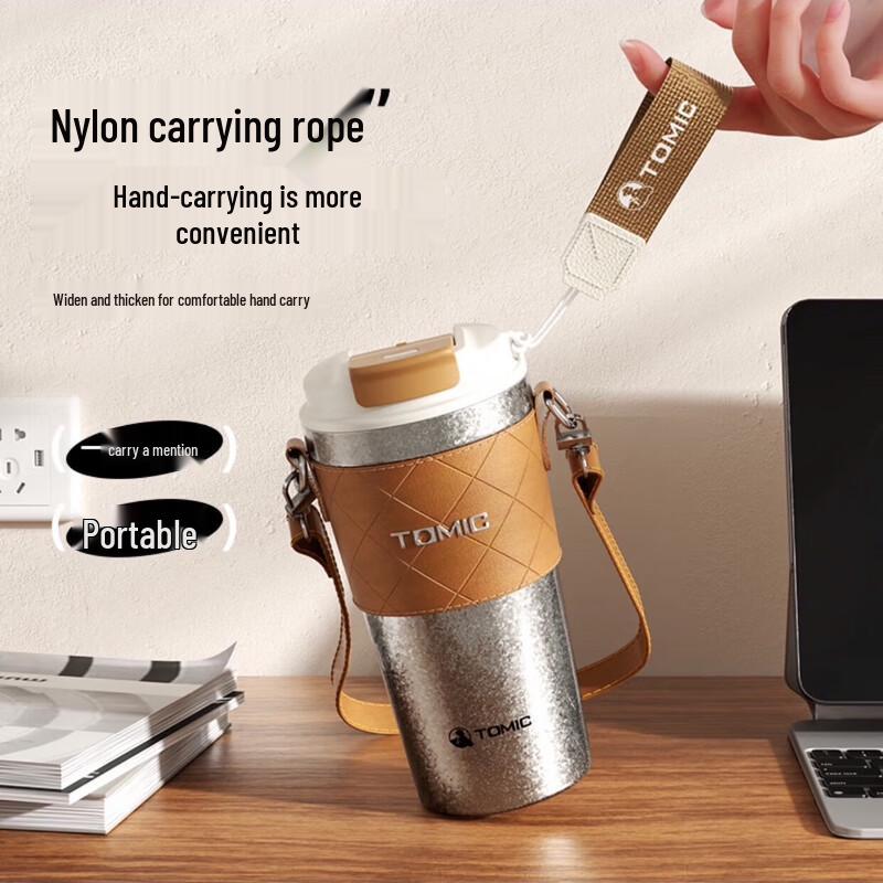 TOMIC 520ml Isolierbecher aus reinem Titan