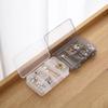 Versatile Jewellery Sorting Box Travel Friendly Plastic Jewelry Box 2 Layer Container for Organizing Accessories