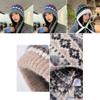 Colorblock Beanie For Women Winter Casual And Fashionable Headwear