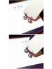 18k Rose Gold Plated 925 Sterling Silver Small Hoop Earrings with Diamond Accents
