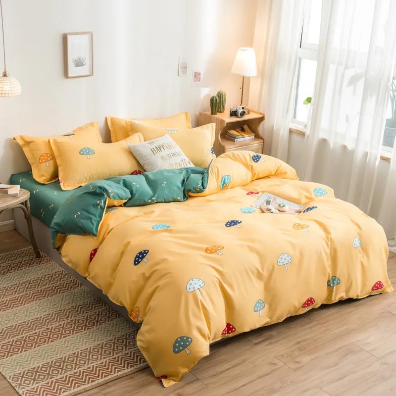 Cute Cartoon Print Duvet Cover 220x240 Lovely Pattern Adults Kids Quilt Cover AB Double-sided Comforter Covers No Pillow Cases