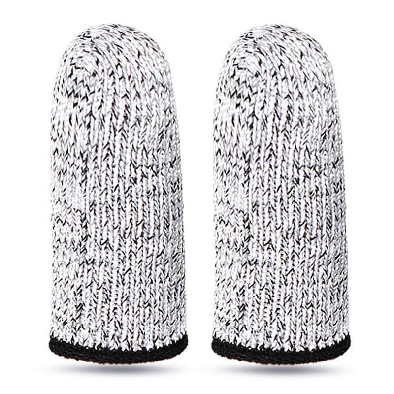 1Pair Finger Cots Cut Resistant Sleeves Thumb Protector Reusable Peel Fingertip Covers Picking Gloves For Kitchen Accessory Tool