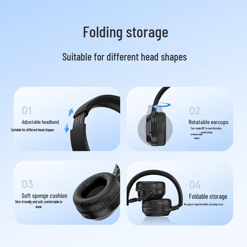 Newmine TB106 Over-Ear Bluetooth Headset