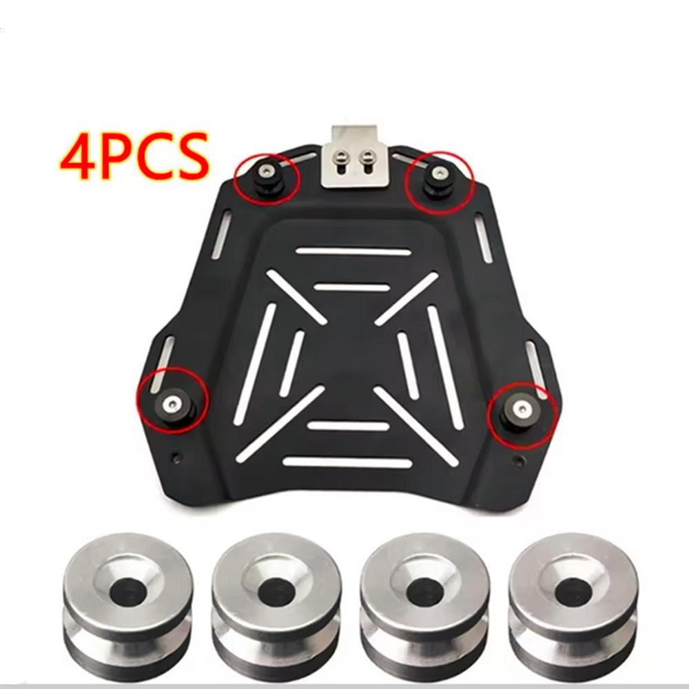 4Pcs Motorcycle Luggage Storage Box Bush Pad Quick Release Bottom Cushion Buckle