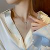 Butterfly Tassel Necklace Women Luxury Clavicle Chain Dainty CZ Pendant Ins Style