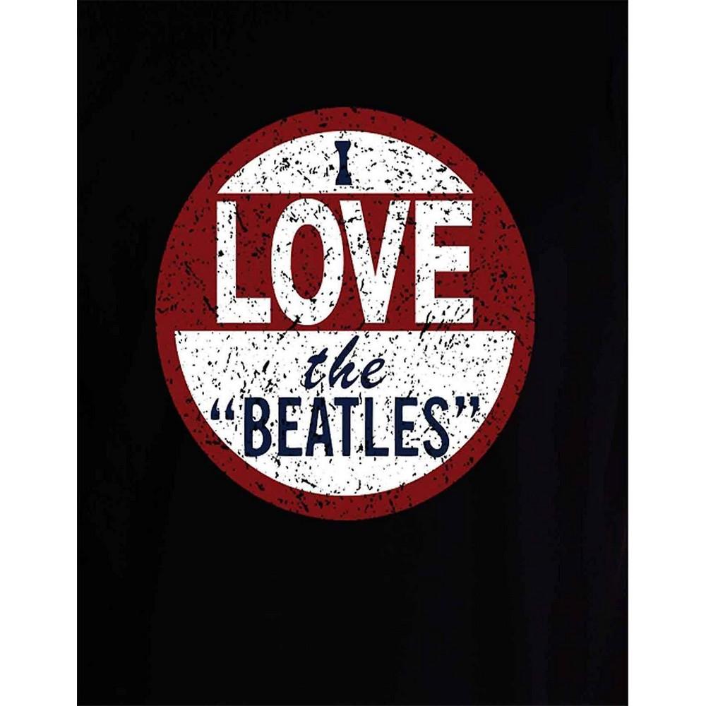 The Beatles Dámské/Ladies I Love Back Print Tričko