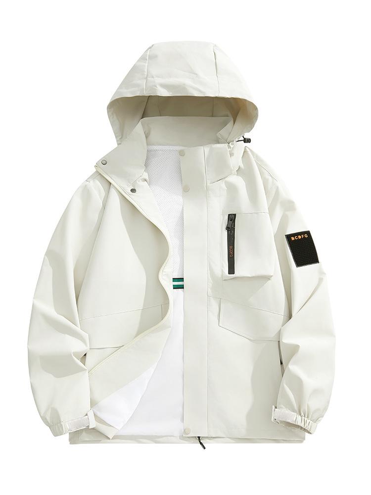 

Куртка-шокап Уличная Парная Новая Весенне-Осенняя Куртка Мужская Куртка Универсальный Ветрозащитный Спортивный и Повседневный Топ Большого Размера 8XL