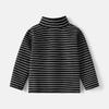 Children's long-sleeved T-shirts autumn and winter new boys' and girls' turtleneck base coats, baby warm tops, children's clothing