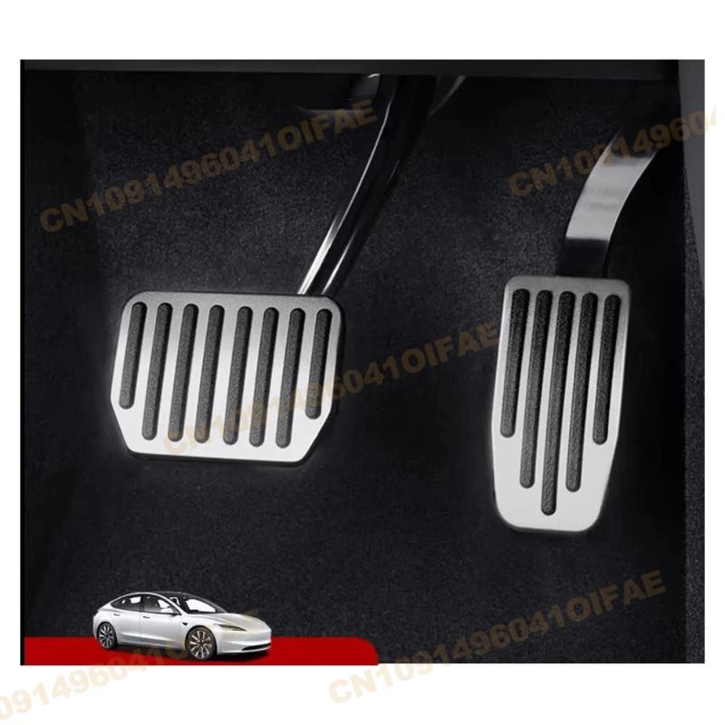 Accelerator Brake Pedal Anti Slip Foot Rest Cover For Tesla Model Y Juniper 2025+ 2025-2020 For Tesla Model 3+ Highland 2017-202