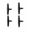 3/5mm To 4/7mm Hose Splitters Barbed Straight Tee 4-Way 6-Way Water Shunt Connectors Micro-Sprinkler Drip Irrigation Accessories