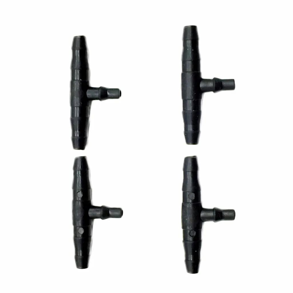 3/5mm To 4/7mm Hose Splitters Barbed Straight Tee 4-Way 6-Way Water Shunt Connectors Micro-Sprinkler Drip Irrigation Accessories