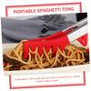 Silicone Food Clip Non-slip Pasta Salad Clip Kitchen BBQ Noodle Tongs Multi-functional Heat-resistant Anti-scald Food Tongs
