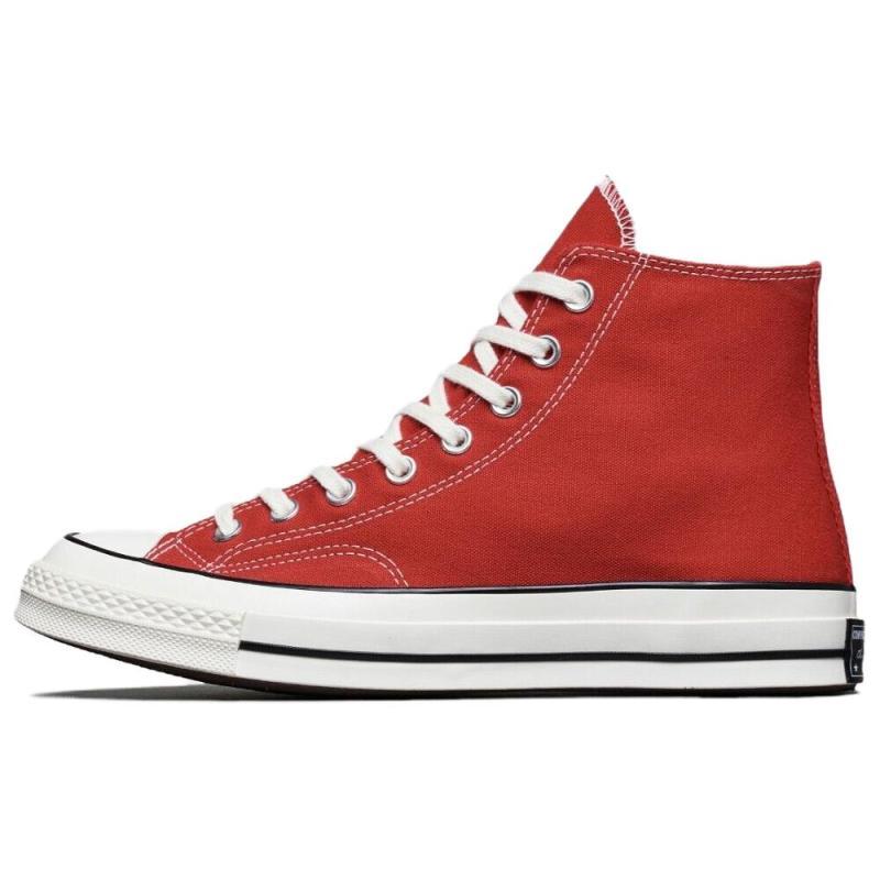 

Converse Chuck Taylor All Star 70 Round-toe Lace-up High Top Espadrilles Unisex Red 35