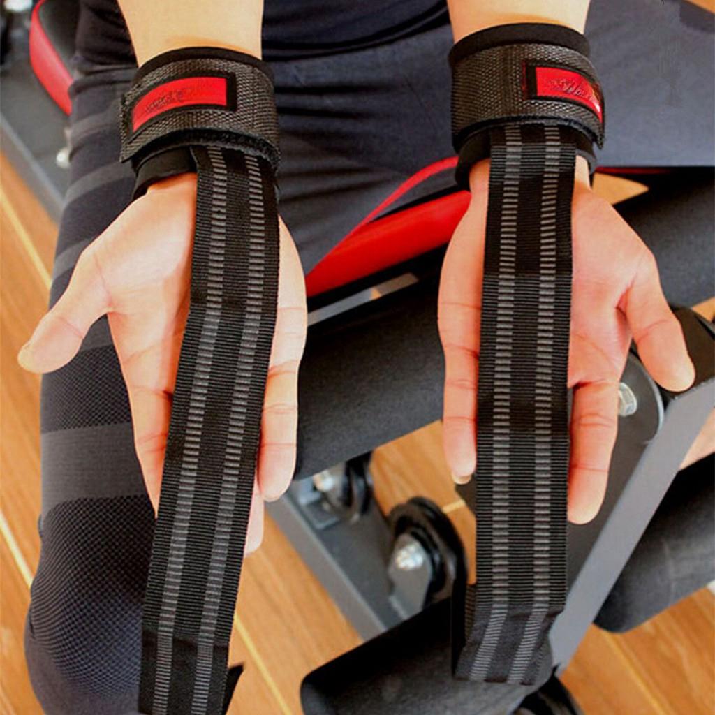 Gants De Musculation Avec Bande De Poignet - Anti-dérapants, Respirants - Pour Fitness, Traction Et Levage De Poids