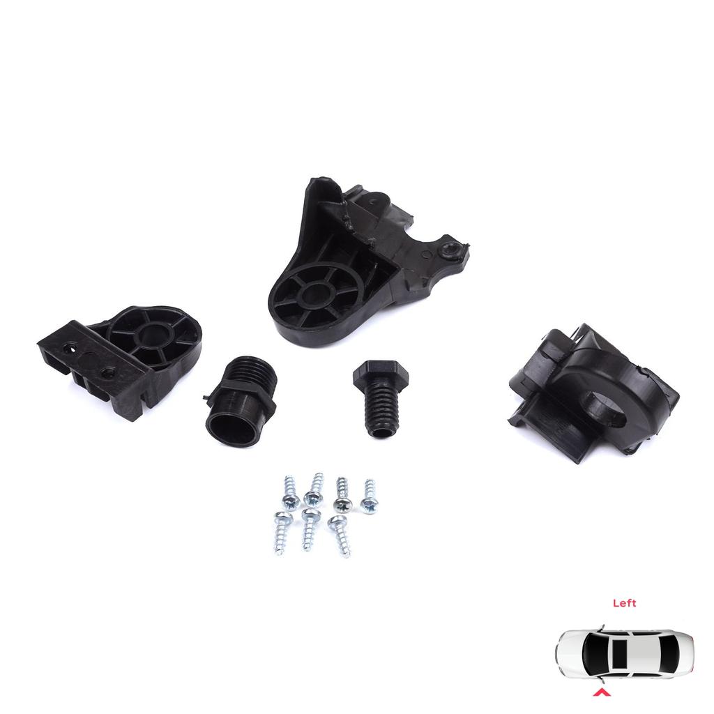 BHL580-1 Headlight Holder Mount Repair Bracket Tab Set Left Side for Mercedes C Class W205 C205 S205 A205 2013-2023 A2058200514