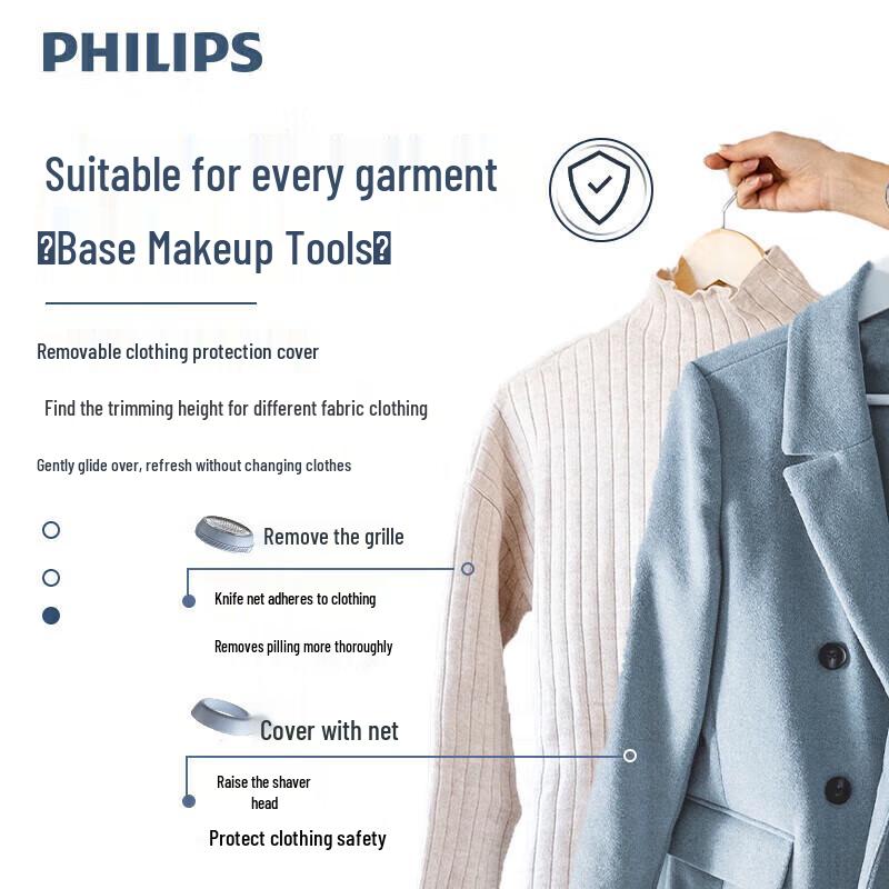 Philips Fabric Shaver GCA2100/20 CN plug (adapter included)
