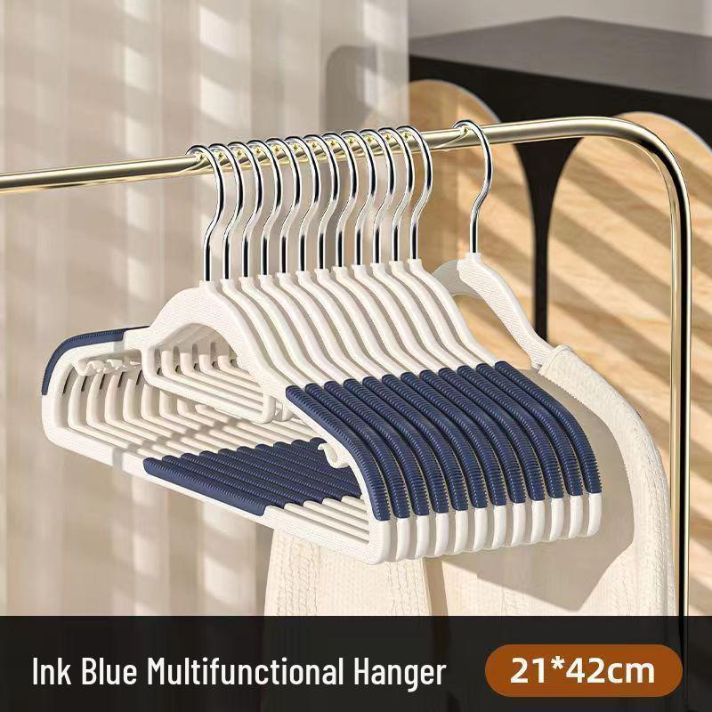 

Traceless Non-Slip Dual-Use Hanger for Wet/Dry Clothes with Collar Protector