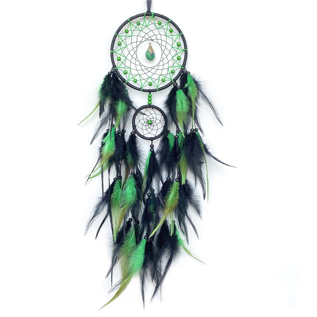 Elegant Feather Dreamcatcher Wall Decor With Handcrafted Weaving For Wedding And Party Gifts