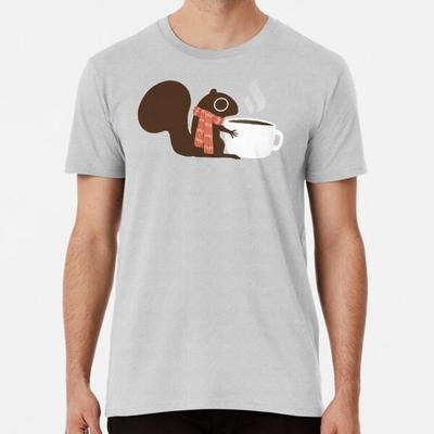 Ekorre Kaffe Jul T-shirt S-5XL Bästa T-shirten