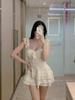 Pure Desire Ruffled Backless One-Piece Swimsuit for Women