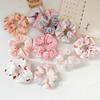 10Pcs Plaid Pattern Hair Scrunchies Cute Hair Bands Large Intestine Hair Tie  For Women