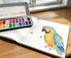 Professional Painting Watercolor Pigment Set, High-Quality Art Tools with Vibrant Paints And Brushes, Perfect for Party Gifts