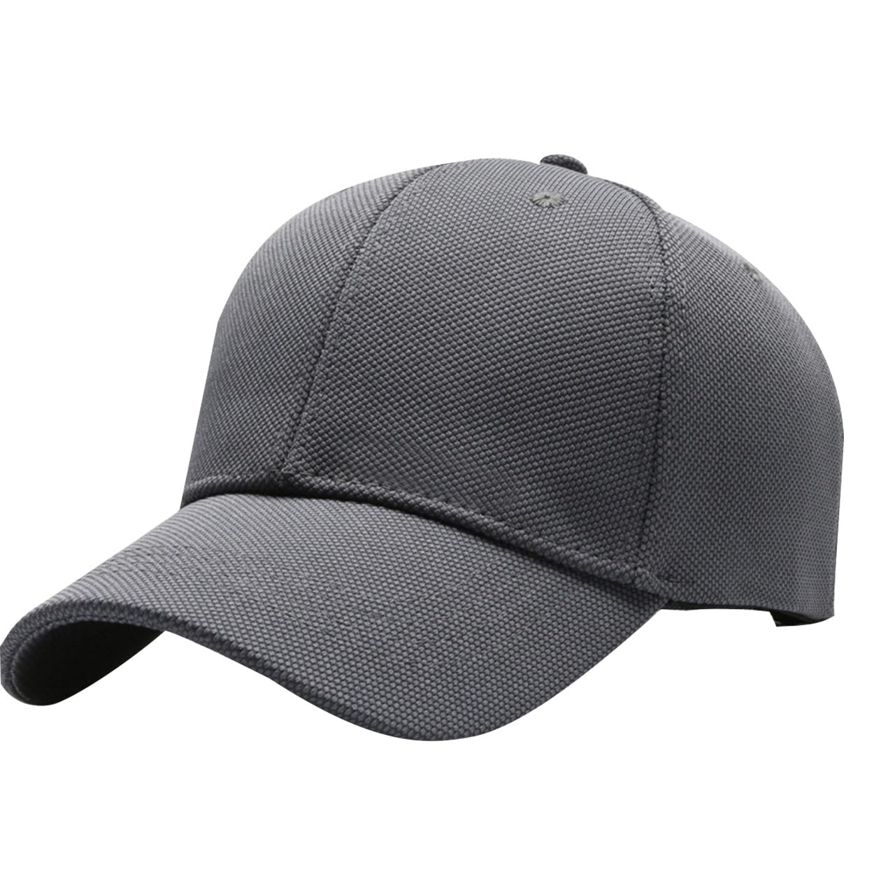 

Plain Cap Hat Outdoor Running Sports Men Women CA779 [White Fang] (Gray) серый
