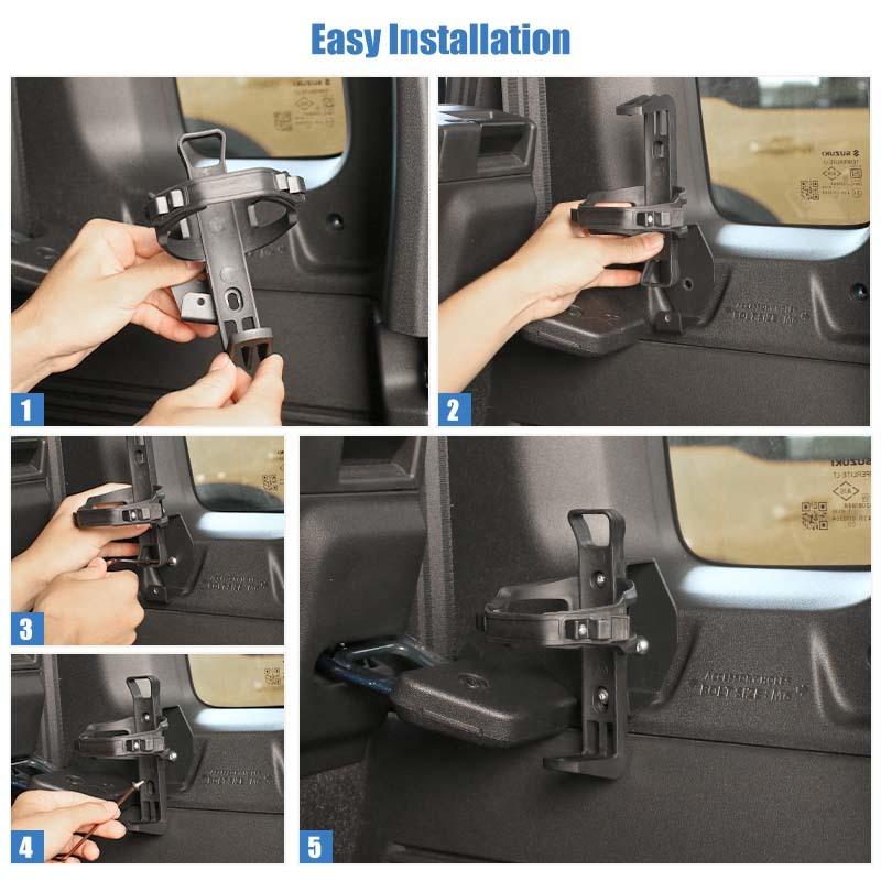 Car Fire Extinguisher Cup Holder Bracket Rack Support For Suzuki Jimny 2019 Up 4-Door Version Interior Accessories