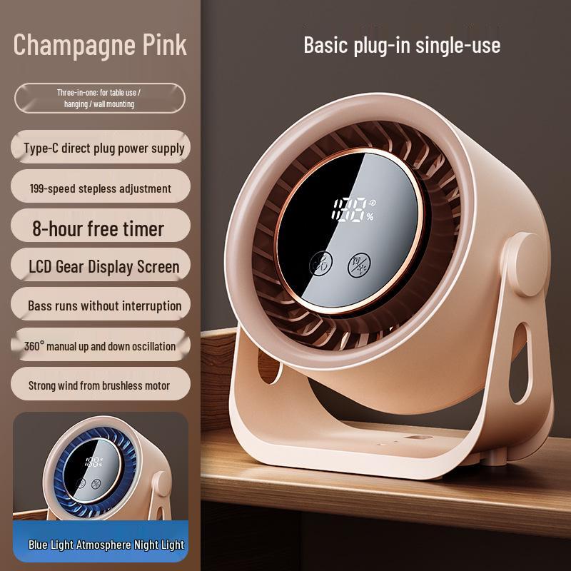 Portable USB Rechargeable Clip Fan for Home, Dorm, Outdoor