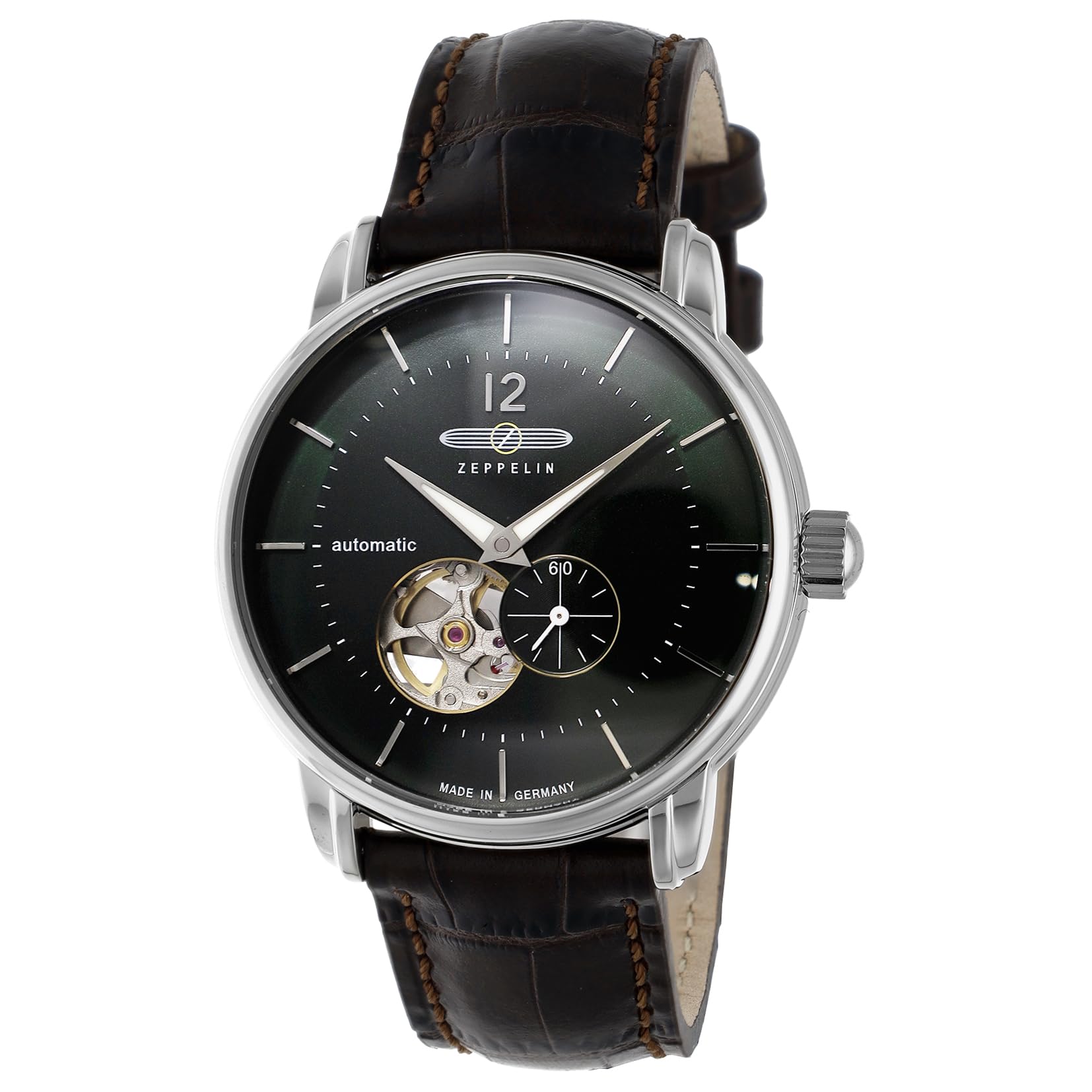 

Casual Watch LZ120 Bordency Black [Zeppelin] 8166-4 Men s [Item] темно-зелений колір