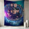 Stargate Sg1 Wall Tapestry Aesthetic Wall Hanging Printed Fabric Blanket Decorative Tapestries For Bedroom Living Room Home Decor
