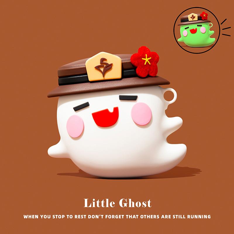 3D Luminous Ghost Cover for Apple AirPods 4 2024 Wireless Earphone Protective Cover for AirPods Pro 2 Charging Box for AirPods 3