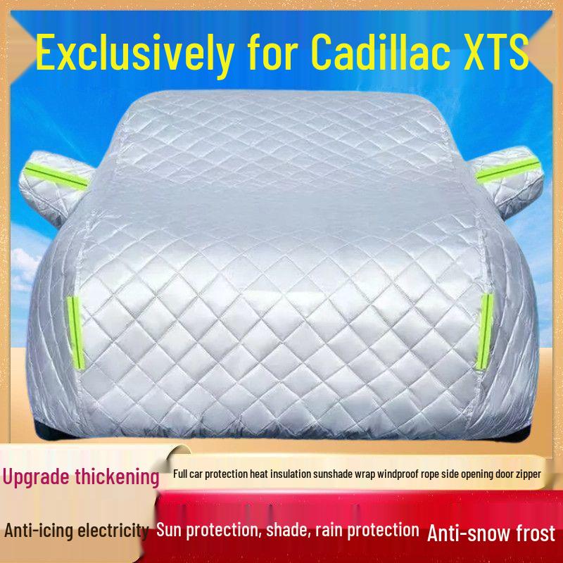 

Cadillac XTS Enhanced Car Cover: Sun, Rain, Snow Protection & Heat Insulation Thickened Cotton, Hail Protection, All-Season