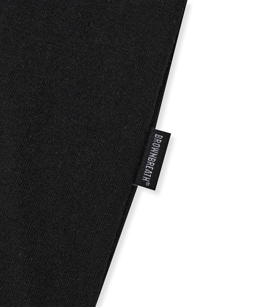 BROWNBREATH Broken Tag Tee - Black
