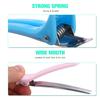 12pcs Hair Grip Clips Hairdressing Sectioning Cutting Clamps Plastic Salon Styling Hair Grip Clips