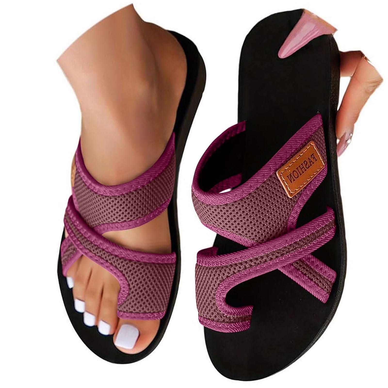 

Очень широкие пляжные дышащие удобные сетчатые туфли с полой сеткой летние сандалии для женщин 43 винный