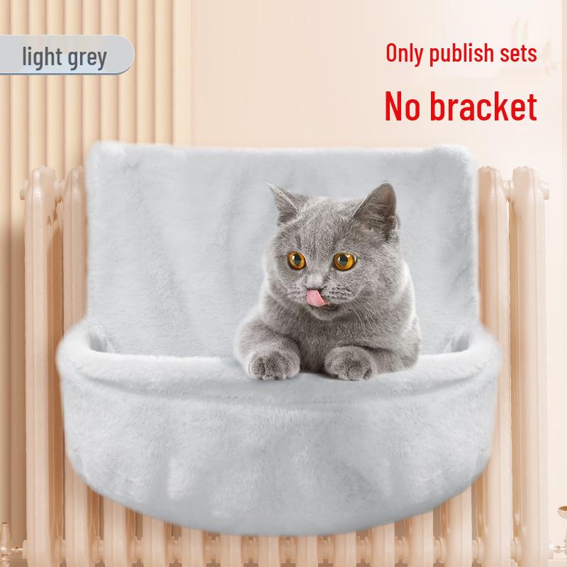 "Stable & Safe Winter Cat Hammock - Detachable, Washable, Folding Climbing Frame"