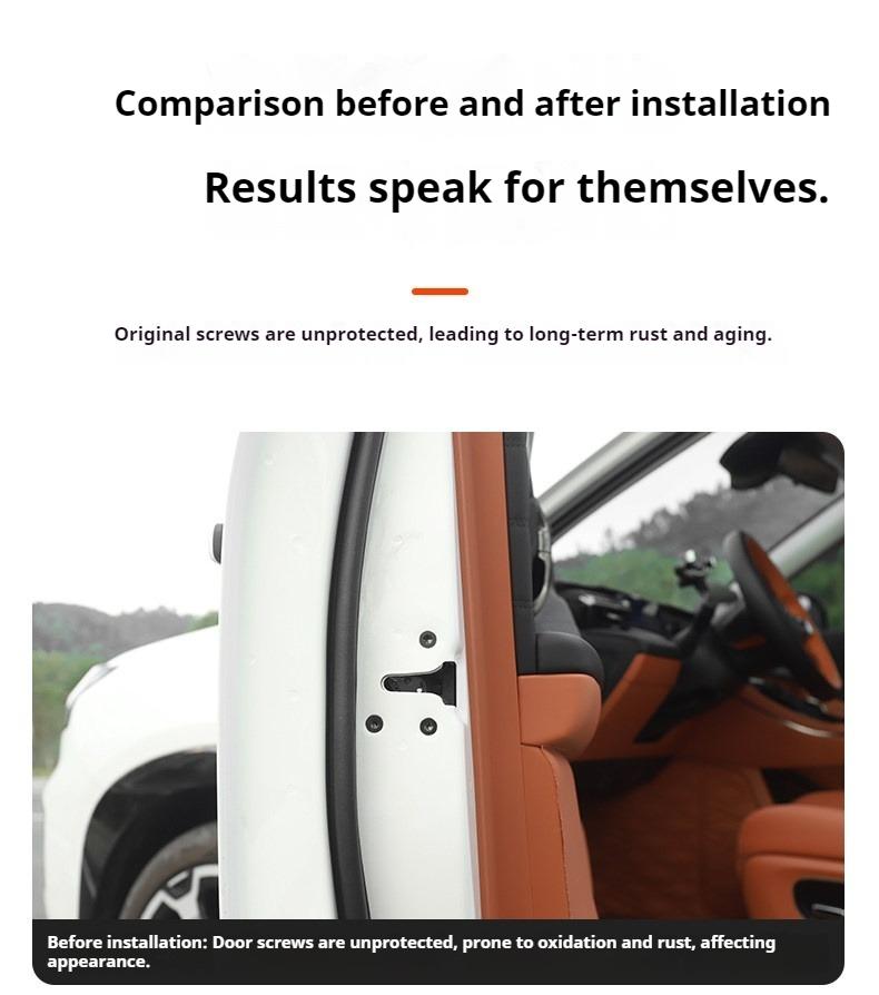 Fit For AION V Car Door Screw Cover Dust Proof Protection Cap Special Car Modification Decorative