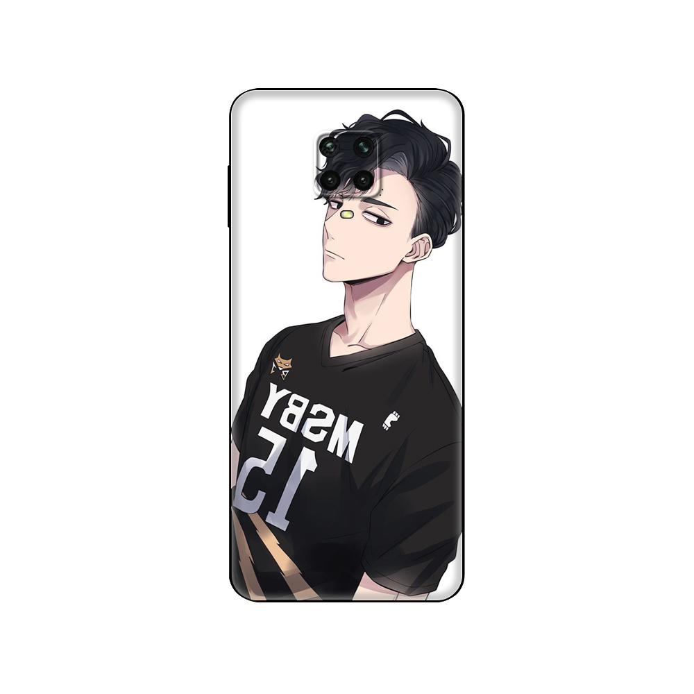Black Tpu Case For Xiaomi Redmi 7A 8 8A 9 9A 9C Case Redmi Note 8T 8 Pro T Note 9 9S 9 Pro Case Sakusa Kiyoomi Haikyuu