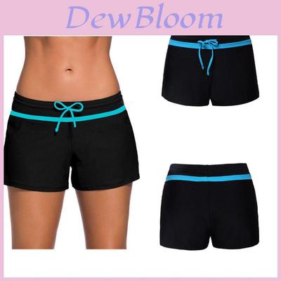 Plus Size Square Swim Shorts For Women Conservative Frenulum Design With Large Size And Good Elasticity