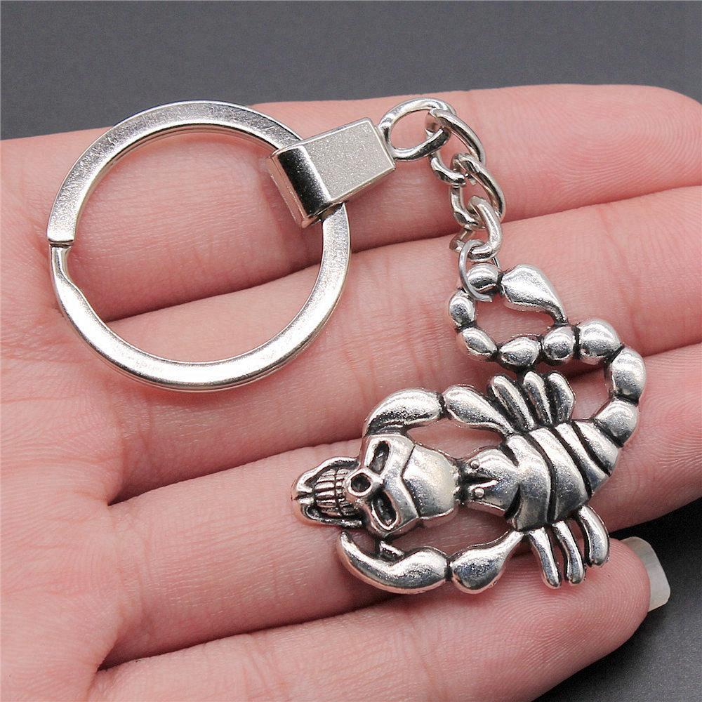 30mm Keychains Bat Cross Skull Vintage Jewelry Supplies QY006