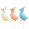 2Pcs Matte Cute Party Hat Goose Balloon Foil Balloon For Birthday Party Anniversary Indoor And Outdoor Background Decorations