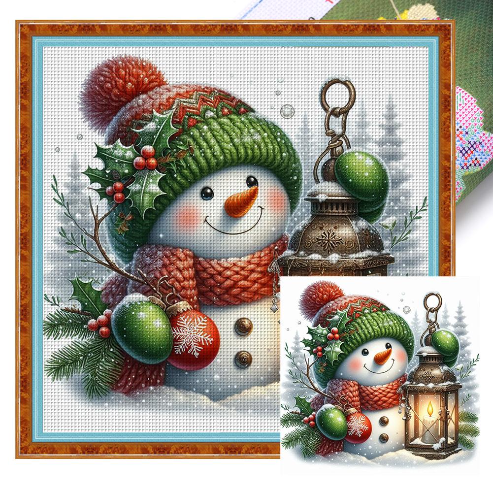 Full Embroidery Eco-cotton Thread 18CT Printed Animal Cross Stitch Kit Art