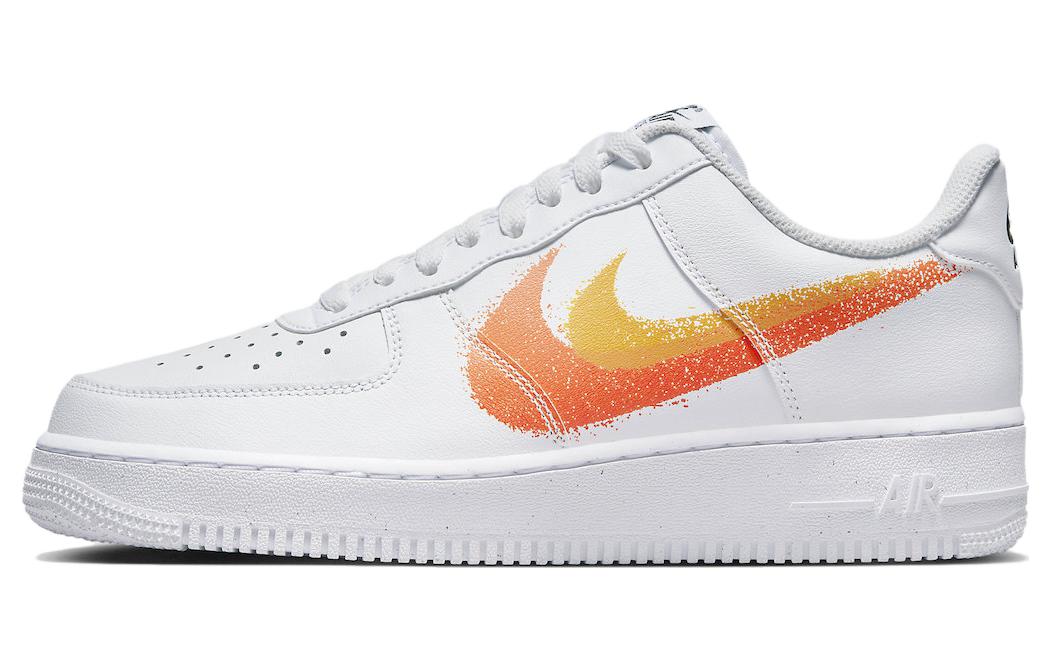 

Nike Air Force 1 Low 07 Spray Paint Swoosh White Safety Orange FJ4228-100 36