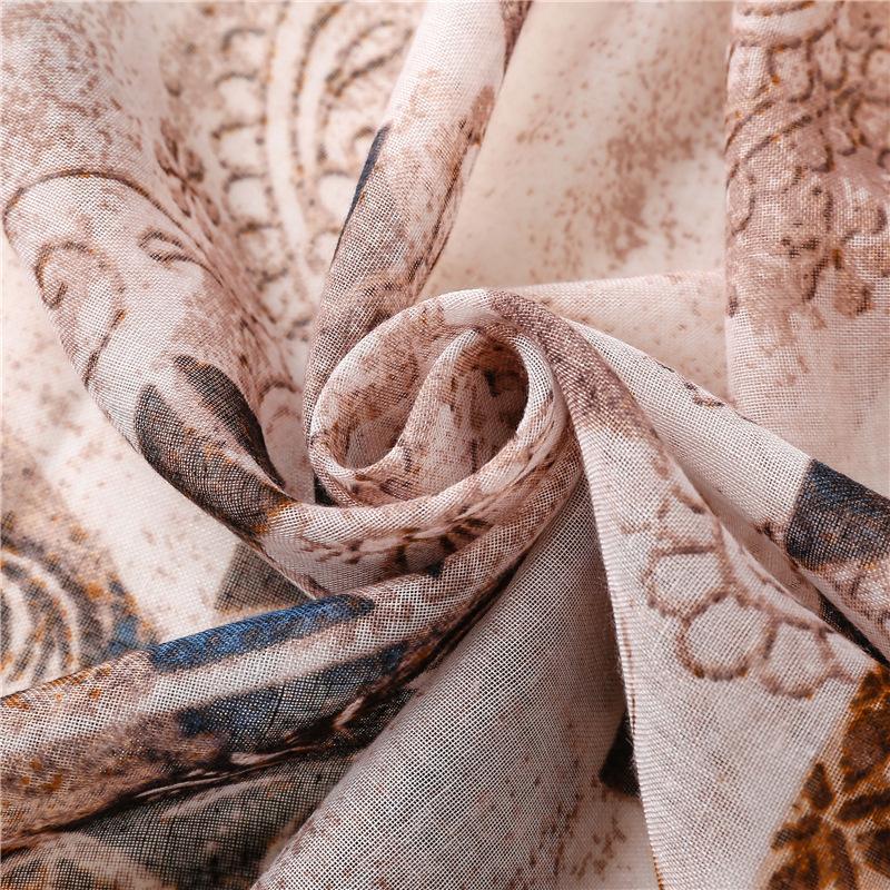 Autumn Fashion Aztec Geometric Viscose Shawl Scarf Lady High Quality Wrap Pashmina Stole Echarpe Foulards Mulsim Hijab 180*90Cm